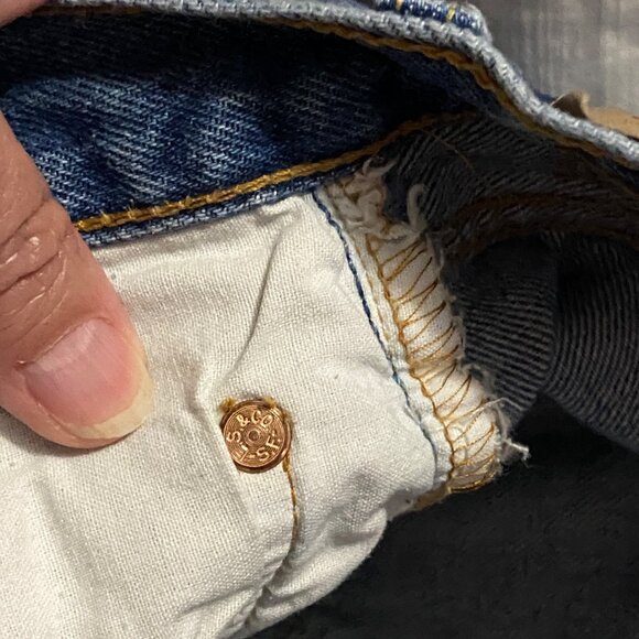 Levis Vintage 501XX Original Fit Button-Fly Jeans 36 x 30  Blue Denim - Picture 14 of 14